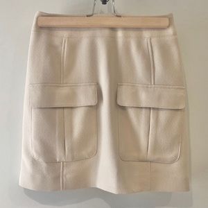H&M Pocket Twill Taupe Mini Skirt - Size 4